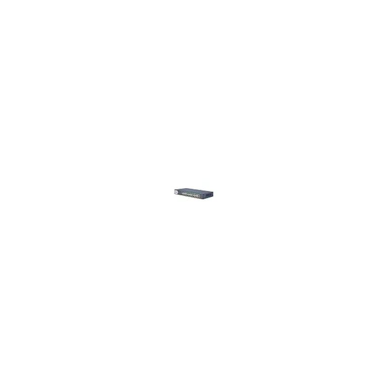 Hikvision DS-3E0524-E(B) Switch Non Gestito L2 24 Porte Gigabit RJ45 48 Gbit-s Rack 1U colore Nero