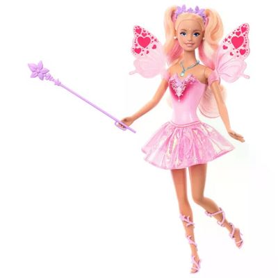 Barbie Fata JCP76 con Bacchetta Stellata e Ali Cambia Colore in Acqua Barbie Fata JCP76 con Bacchetta Stellata e Ali Cambia Colore in Acqua