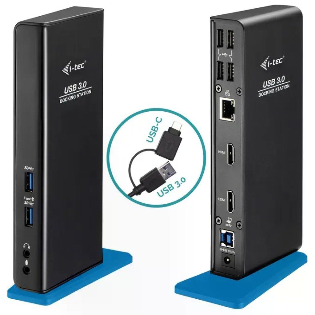 I-TEC Docking Station USB 3.0 Dual HDMI con 6 porte USB e Gigabit Ethernet I-TEC Docking Station USB 3.0 Dual HDMI con 6 porte USB e Gigabit Ethernet