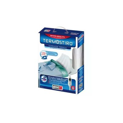 Gimi TERMOSTIRO Copriasse Termico 45x126 cm 120W 2 Livelli Temperatura colore Bianco