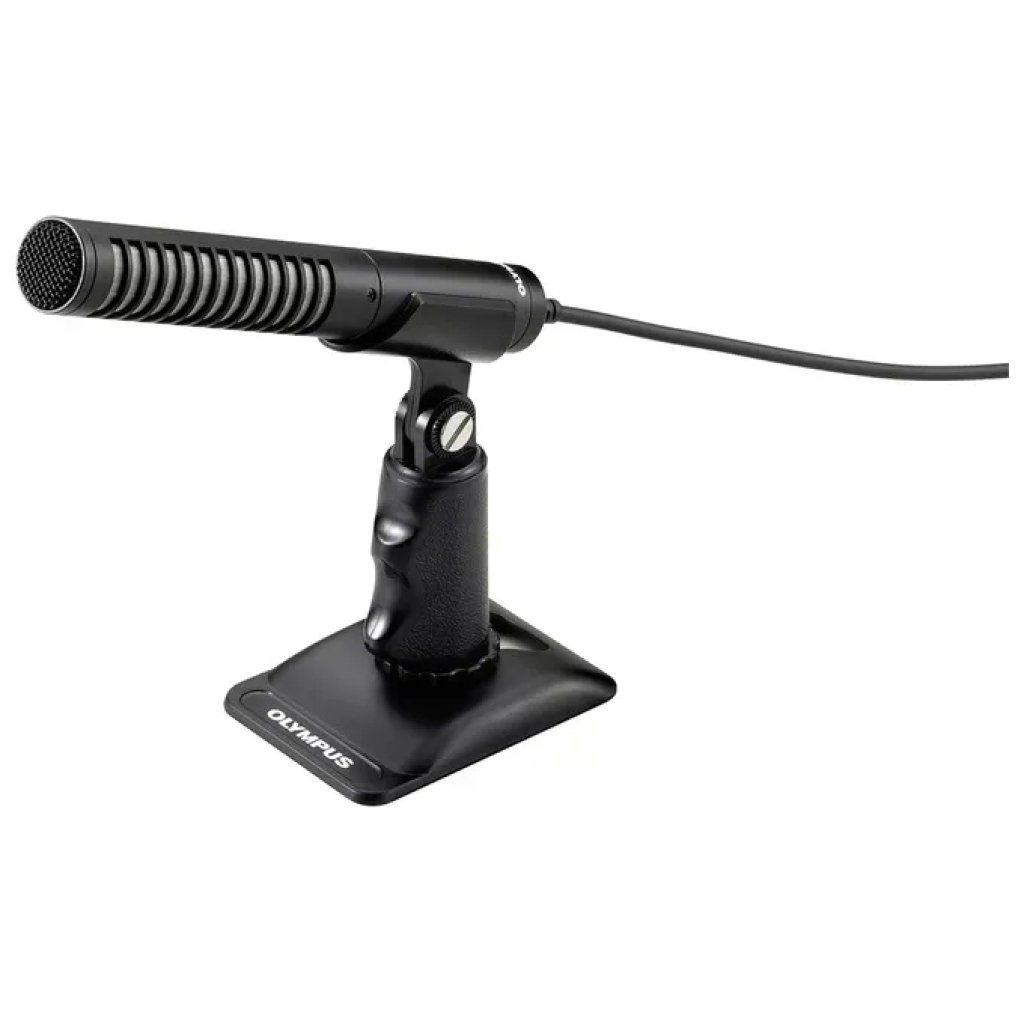 Olympus N2277526 ME 31 Microfono a fucile unidirezionale cablato compatto con corpo in metallo e schermo Olympus N2277526 ME 31 Microfono a fucile unidirezionale cablato compatto con corpo in metallo e schermo