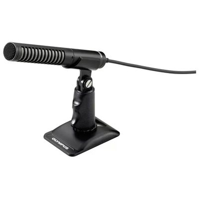 Olympus N2277526 ME 31 Microfono a fucile unidirezionale cablato compatto con corpo in metallo e schermo