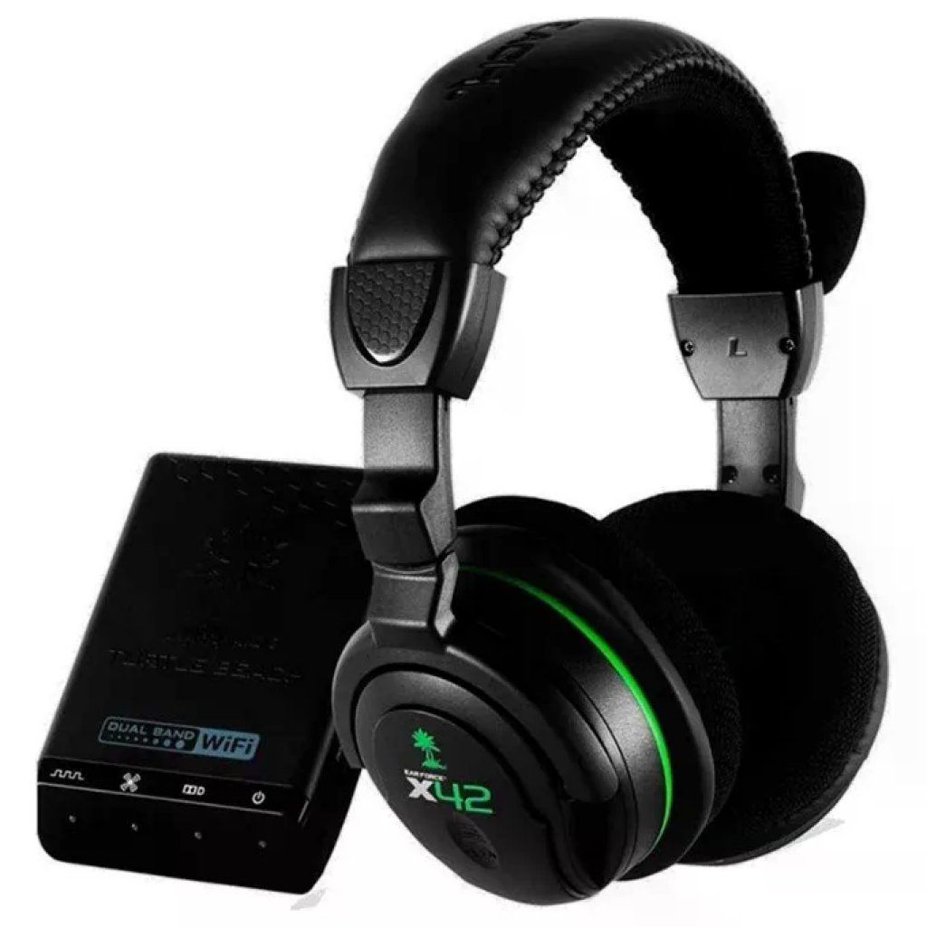 Turtle Beach TBS-2271-01 Ear Force X42 Cuffie Gaming Wireless Xbox 360 Dolby Surround 7.1 Dual