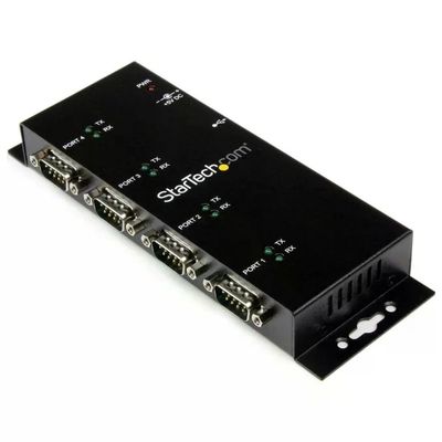 STARTECH.COM StarTech ICUSB2324I Hub adattatore seriale USB a 4 porte RS232 DB9 con montaggio su guida DIN e STARTECH.COM StarTech ICUSB2324I Hub adattatore seriale USB a 4 porte RS232 DB9 con montaggio su guida DIN e