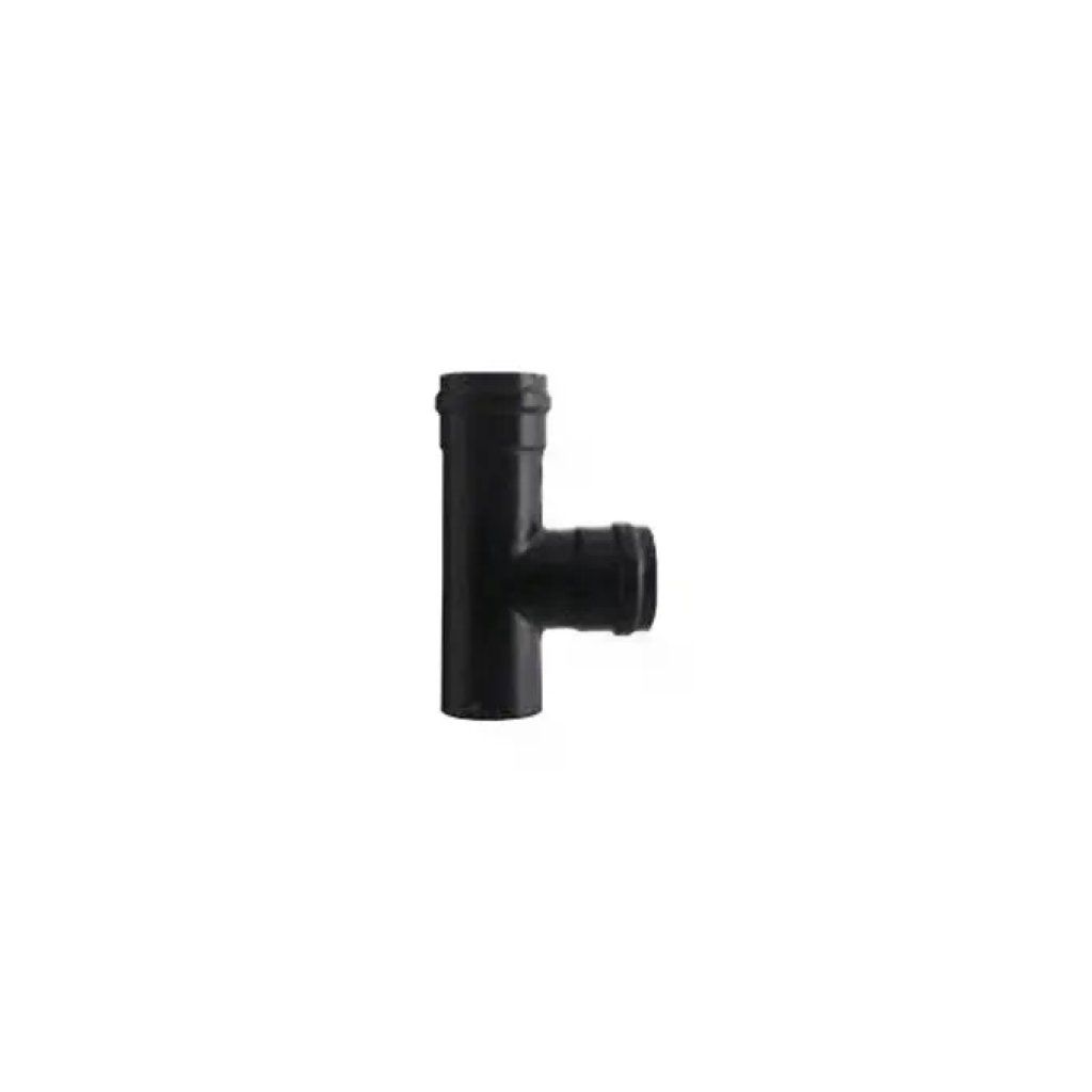Save Fumisteria Tubo Pellet T F-F 8cm Porcellanato Nero Opaco
