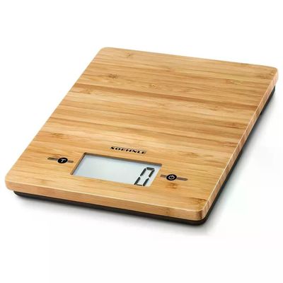 Soehnle 66308 Bamboo Bilancia da Cucina Elettronica LCD 5 Kg Precisione 1 g Funzione Tara colore Bamboo Soehnle 66308 Bamboo Bilancia da Cucina Elettronica LCD 5 Kg Precisione 1 g Funzione Tara colore Bamboo