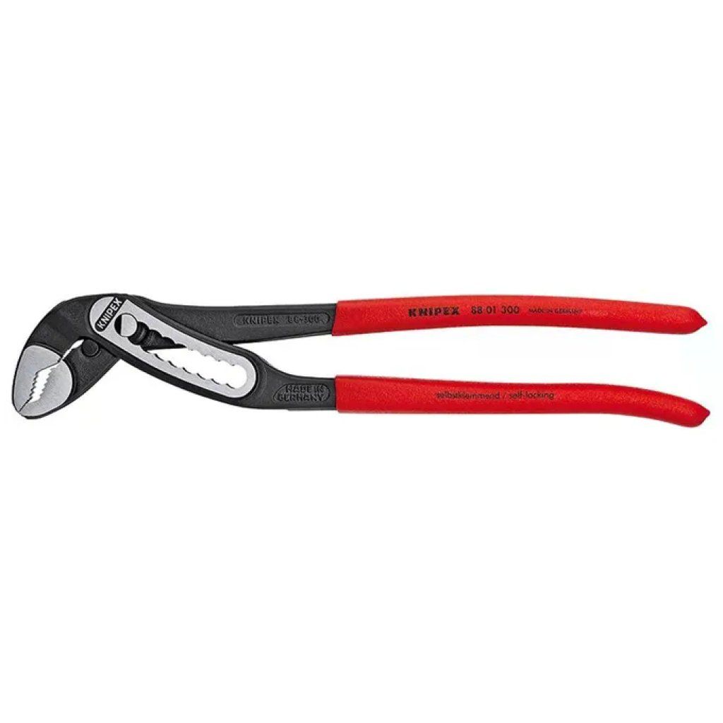 KNIPEX 88 01 300 Pinza regolabile per tubi e dadi Alligator autoserrante con 9 regolazioni capacita' 70
