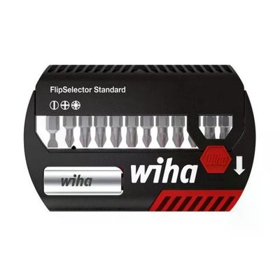 Wiha 39029 FlipSelector Set di punte 13 pezzi 1-4'' C6.3 PH PZ SL lunghezza 25 mm colore Nero-Rosso Wiha 39029 FlipSelector Set di punte 13 pezzi 1-4'' C6.3 PH PZ SL lunghezza 25 mm colore Nero-Rosso