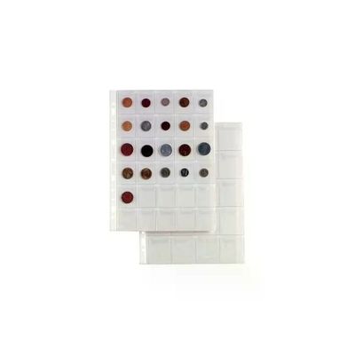 Sei Rota Ercole 512131 – Buste porta monete A4, 30 tasche, PVC trasparente, confezione da 10
