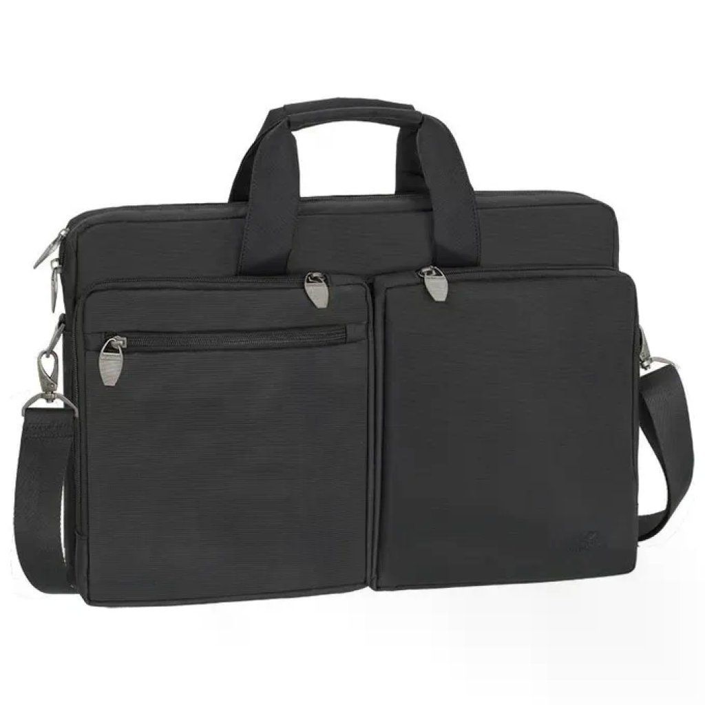 Rivacase 8550 Borsa per Notebook 17.3'' Polyester Resistente all'Acqua Tracolla Rimovibile colore Nero
