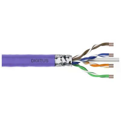 Digitus DK-1623-VH-305 Cavo di Installazione Cat6 F-UTP Solido LSZH 305 m 250 MHz colore Viola