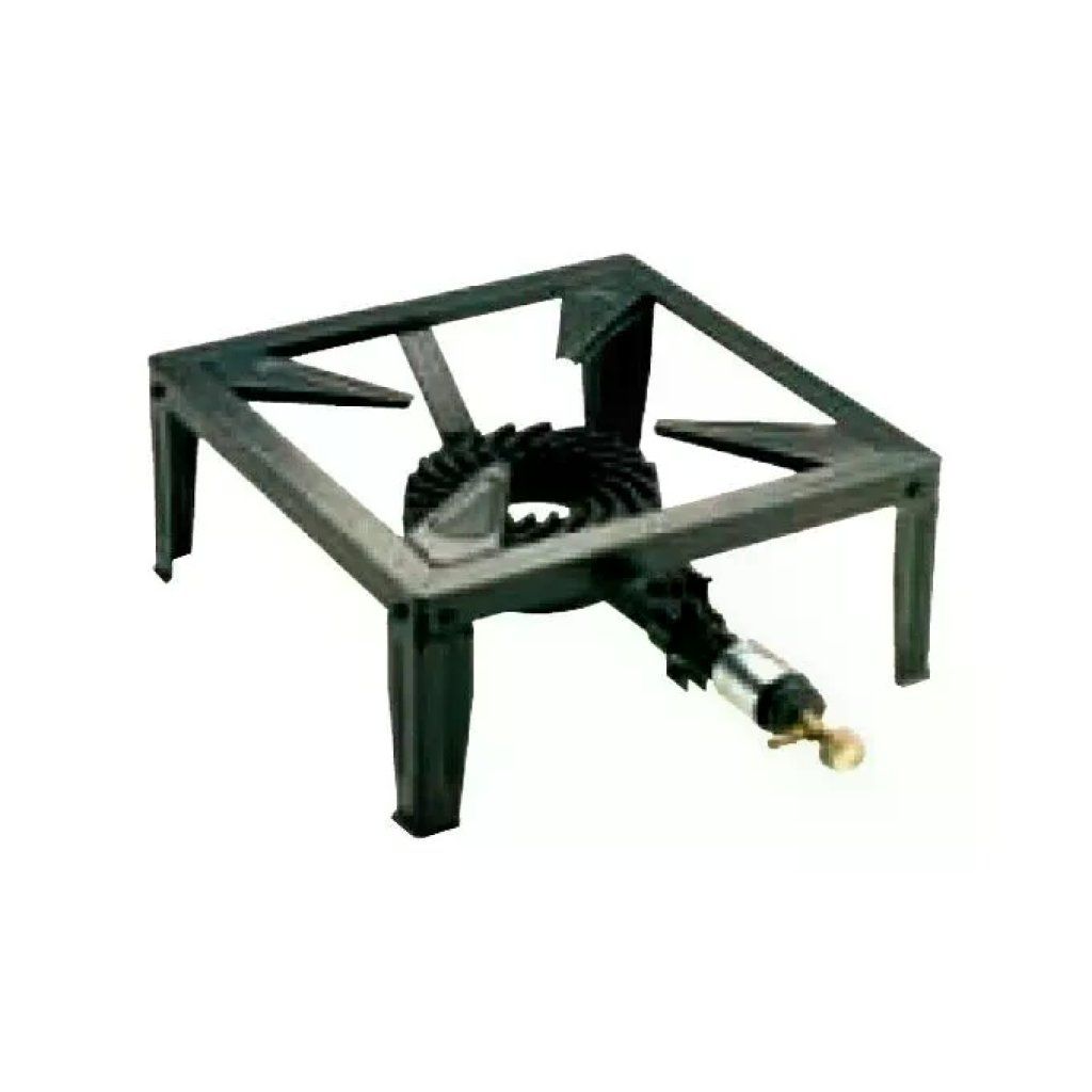 Kemper 104986V Fornellone a Gas GPL Ghisa 4 Piedi 7000 Kcal Termocoppia Accensione Piezoelettrica