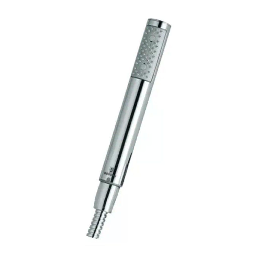 Bossini B00250030 Zen Doccetta Cilindrica Anticalcare 1 getto ottone Easy Clean attacco 1-2'' colore Cromo