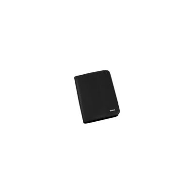 NIJI Lebez 4851-N Portablocco Professional in Ecopelle con Blocco Incluso Formato A4 Colore Nero
