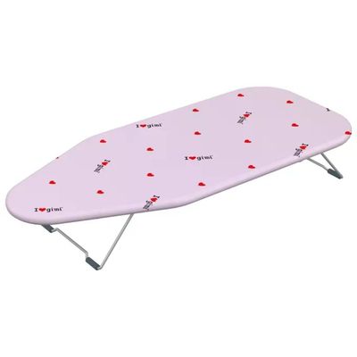 Gimi POLLICINO Asse da stiro da tavolo 73x32 cm in Acciaio Ripiegabile con Gancio Copriasse Cotone Gimi POLLICINO Asse da stiro da tavolo 73x32 cm in Acciaio Ripiegabile con Gancio Copriasse Cotone