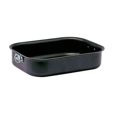 Ballarini 0520825 Firenze Teglia Rettangolare con Manici Antiaderente Cortan Alluminio 25x18 cm colore Nero