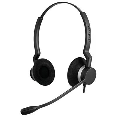 Jabra 2309-820-105 Biz 2300 Cuffie Stereo On-Ear con Cancellazione Rumore e Controllo Chiamata USB Jabra 2309-820-105 Biz 2300 Cuffie Stereo On-Ear con Cancellazione Rumore e Controllo Chiamata USB