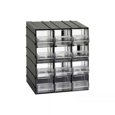Art Plast AT511T Serie 500 Cassettiera Portaminuteria 12 Cassetti Trasparenti Componibile Fissaggio Parete Art Plast AT511T Serie 500 Cassettiera Portaminuteria 12 Cassetti Trasparenti Componibile Fissaggio Parete