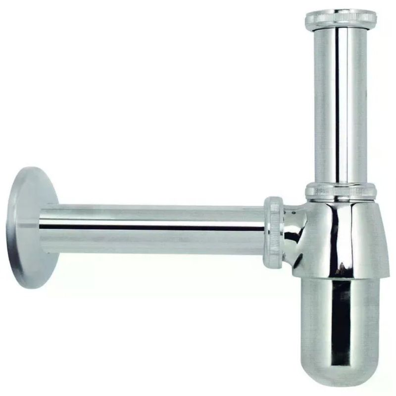 Goplast Sifone Lavelli Bottiglia 1 Via Ottone Cromato