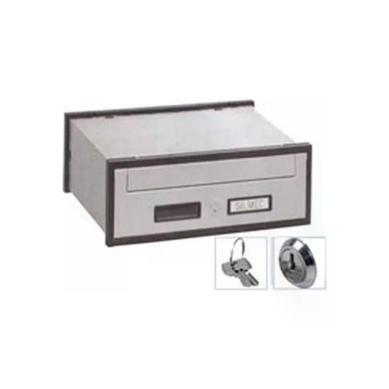Silmec SC1 Casellario Postale Orizzontale Silver