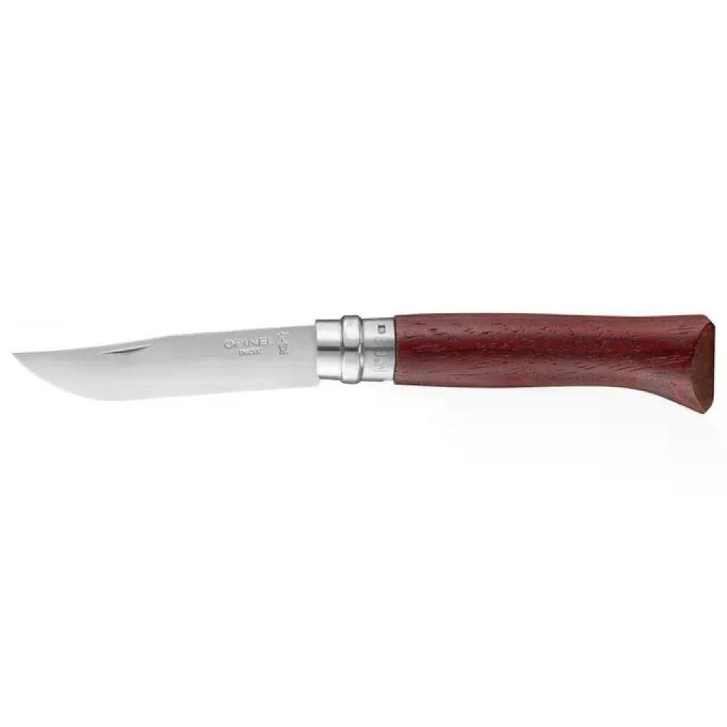 Opinel N°08 Coltello Pieghevole Virobloc Lusso lama inox 8,5 cm manico Padouk colore Marrone Opinel N°08 Coltello Pieghevole Virobloc Lusso lama inox 8,5 cm manico Padouk colore Marrone