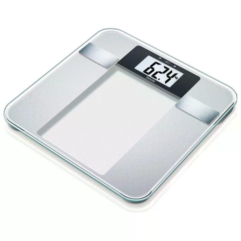 Beurer BG 13 Bilancia Diagnostica Pesapersone 150 Kg 10 Utenti BMI Massa Grassa Acqua Display LCD colore