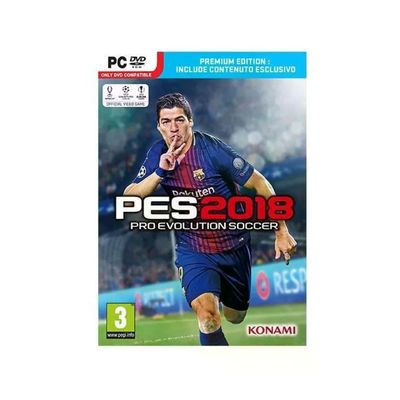 DIGITAL BROS Konami SCDP32 Pro Evolution Soccer 2018 Premium Ed. Videogioco PC Edizione Premium colore Nero DIGITAL BROS Konami SCDP32 Pro Evolution Soccer 2018 Premium Ed. Videogioco PC Edizione Premium colore Nero