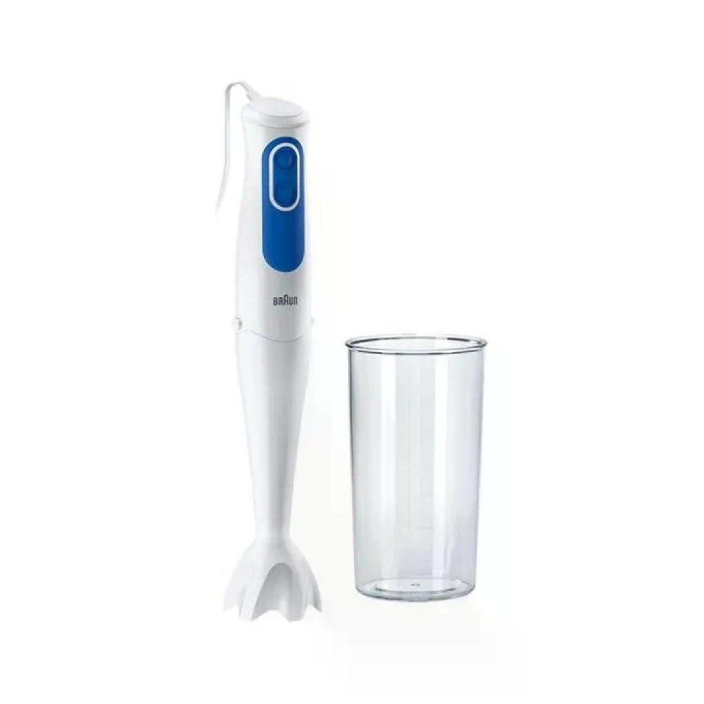 Braun MQ 3000 SMOOTHIE Frullatore ad Immersione 700W 0,6 L Lama Acciaio Inox colore Blu Bianco Braun MQ 3000 SMOOTHIE Frullatore ad Immersione 700W 0,6 L Lama Acciaio Inox colore Blu Bianco