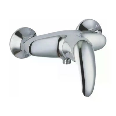 EURORAMA 570100KE Miscelatore Doccia Esterno in Ottone Cromato con Attacchi F3-4'' e Raccordi Eccentrici M1