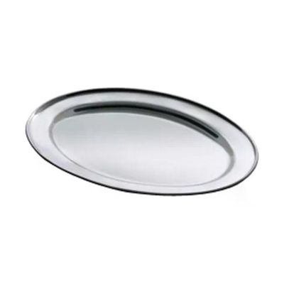 Salvinelli Vassoio Acciaio 18-C Ovale Cm 50 Salvinelli Vassoio Acciaio 18-C Ovale Cm 50