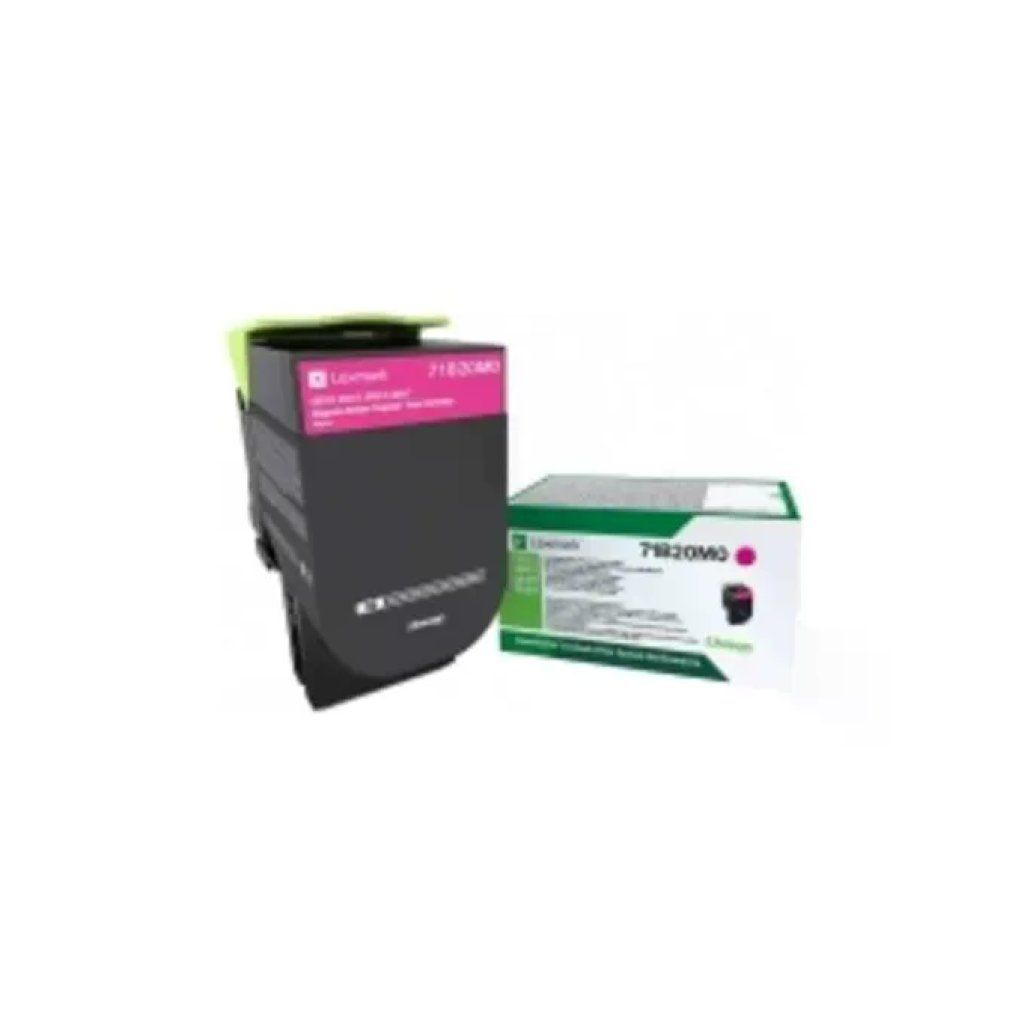 Lexmark 71B20M0 Toner Originale Magenta Resa 2300 Pagine compatibile con CS317dn CS417dn CS517de CX317dn
