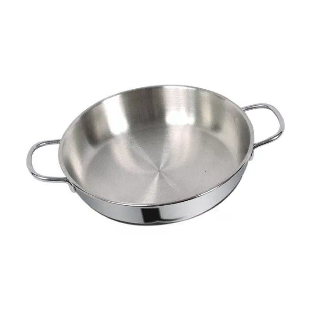 Metalsomma DUNE Tegame inox con 2 manici 30 cm triplo fondo superthermical adatto induzione e forno lavabile Metalsomma DUNE Tegame inox con 2 manici 30 cm triplo fondo superthermical adatto induzione e forno lavabile