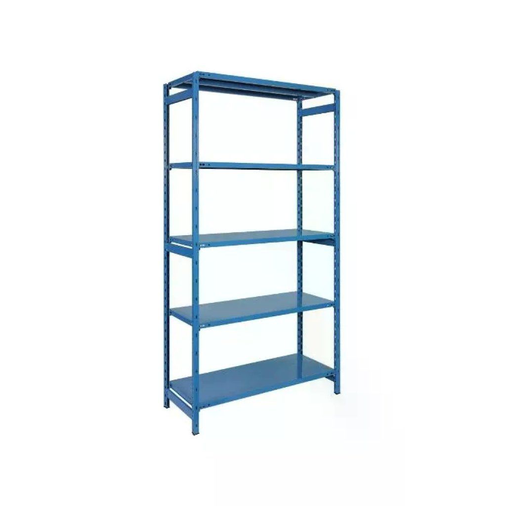 Bizzotto LB1-100A ArredoKit Scaffale Metallo 5 Ripiani Portata 100 Kg 106x42x180 cm colore Azzurro