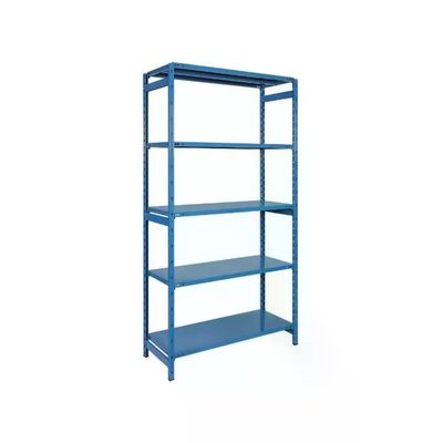 Bizzotto LB1-100A ArredoKit Scaffale Metallo 5 Ripiani Portata 100 Kg 106x42x180 cm colore Azzurro