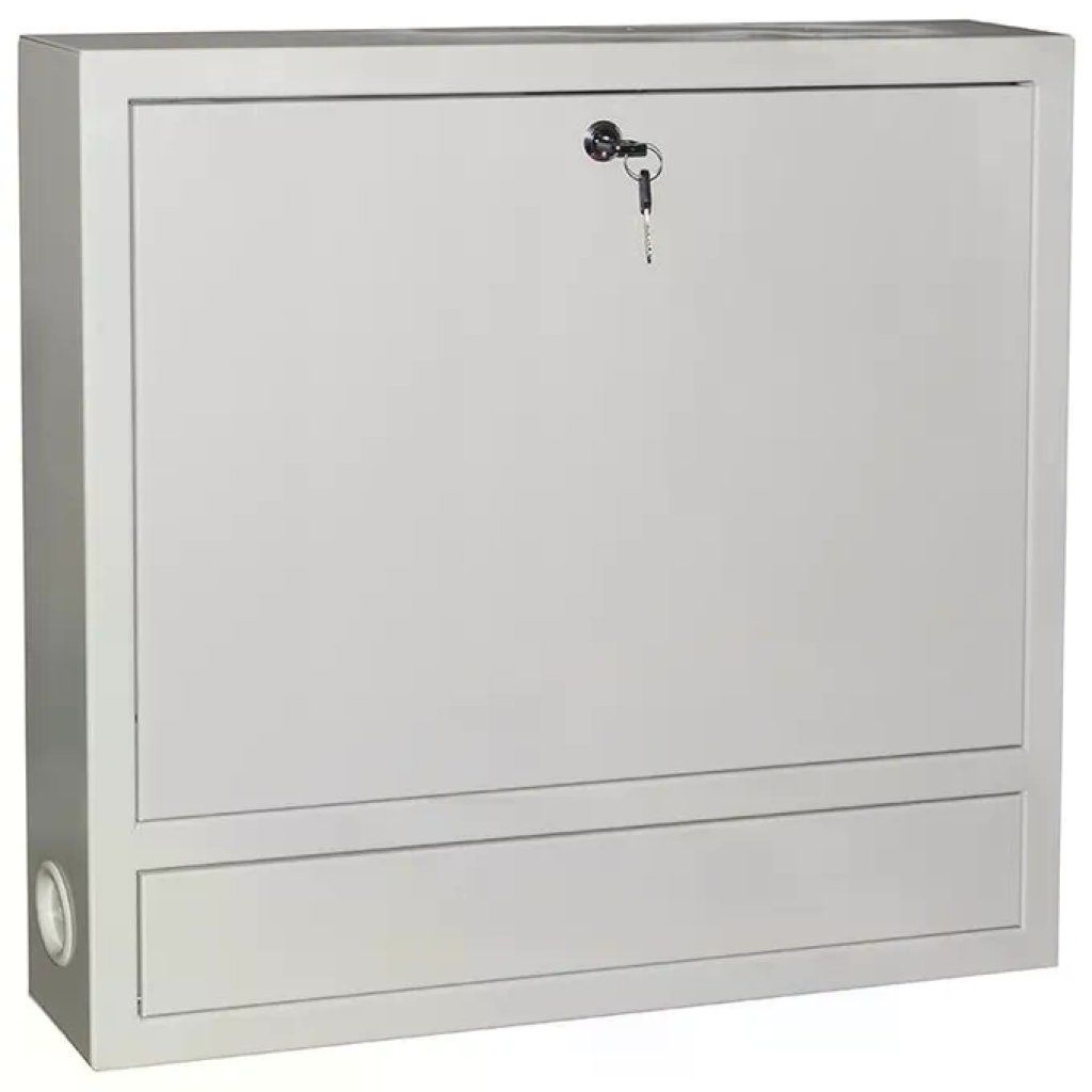 Link LKLAP01 Armadio a Muro per Laptop con Chiusura a Chiave Metallo Cinghie di Fissaggio Griglie