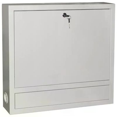 Link LKLAP01 Armadio a Muro per Laptop con Chiusura a Chiave Metallo Cinghie di Fissaggio Griglie