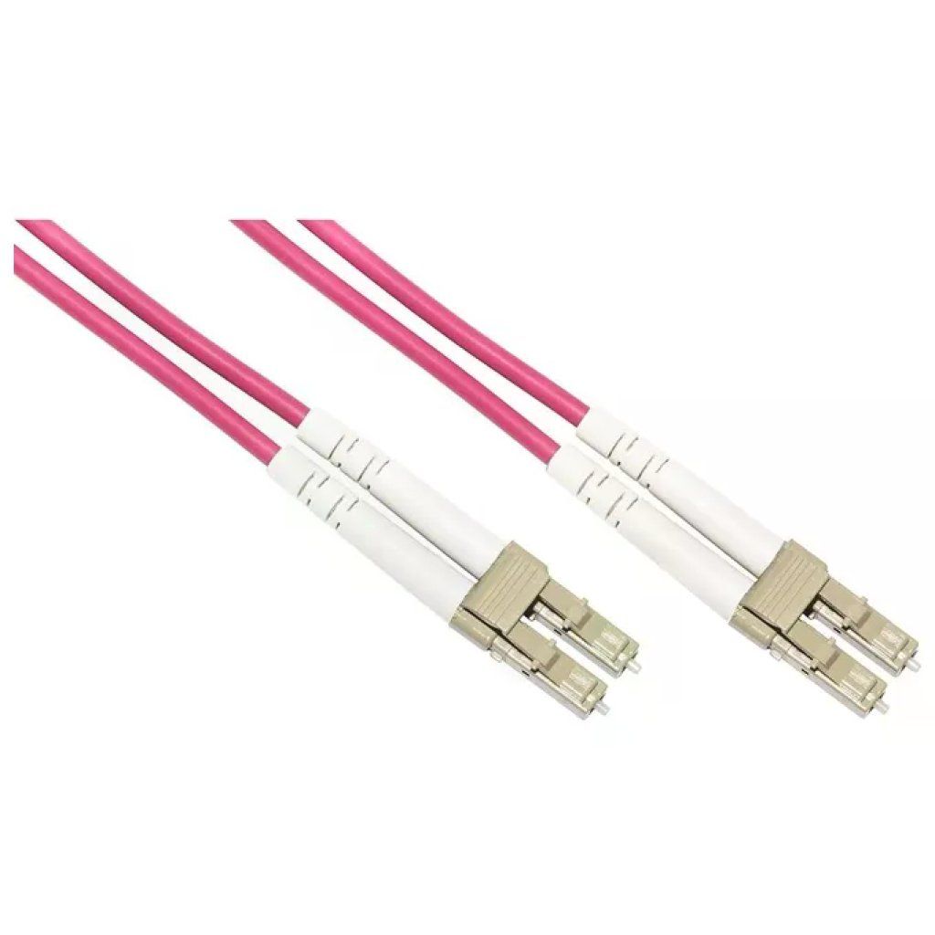LINK LKLCLC4530 Cavo Fibra Ottica LC-LC Multimode OM4 50-125 30 m colore Viola
