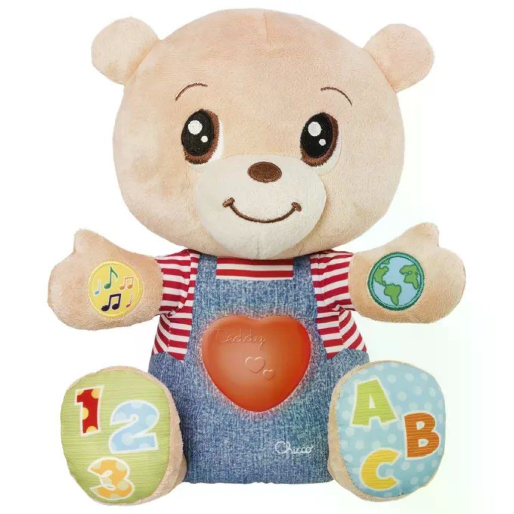 Chicco 00007947000000 Teddy Orsetto delle Emozioni Gioco Musicale Educativo Bilingue Interattivo 6 Mesi