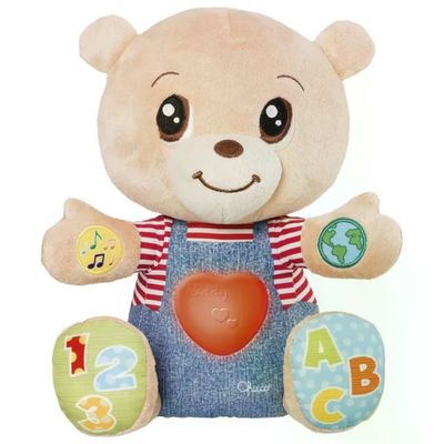 Chicco 00007947000000 Teddy Orsetto delle Emozioni Gioco Musicale Educativo Bilingue Interattivo 6 Mesi