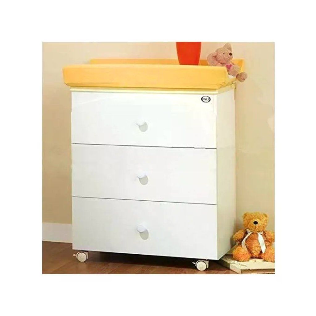 Pali 053300N Tris Bagnetto Fasciatoio 3 Cassetti Vaschetta Anatomica Ruote Piroettanti colore Bianco Pali 053300N Tris Bagnetto Fasciatoio 3 Cassetti Vaschetta Anatomica Ruote Piroettanti colore Bianco