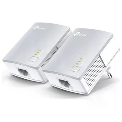 TP-Link TL-PA411KIT Powerline Kit 2 Adattatori 500 Mbps Ethernet LAN 300m QoS colore Bianco