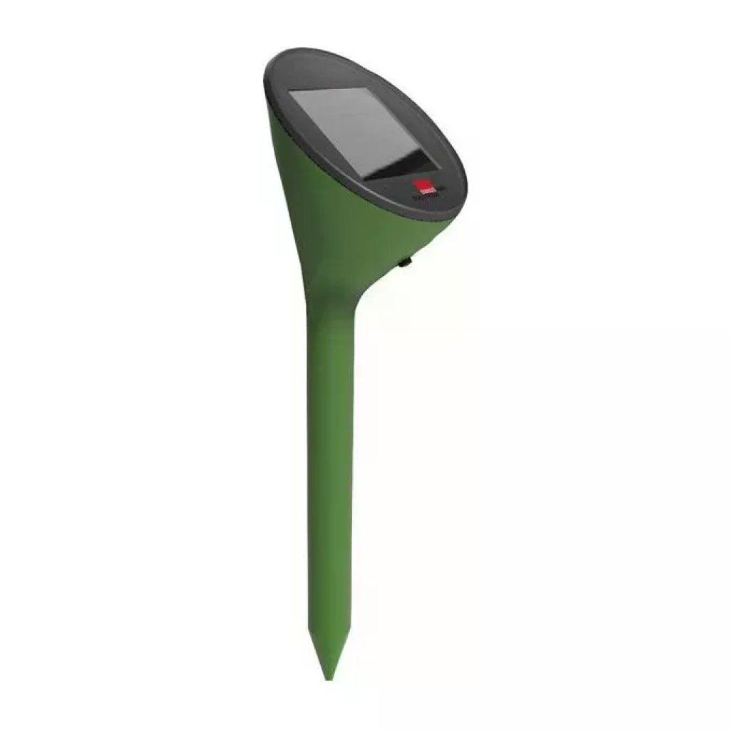 SWISSINNO 1 704 001 Repellente per Talpe a Energia Solare SuperCat Ultrasuoni Vibrazioni 650 m² colore Verde