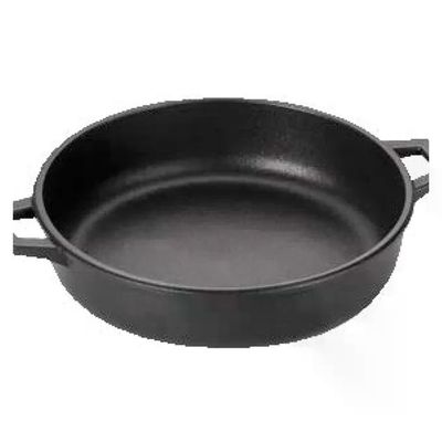 Antik Ars KAR28 Linea Nera Tegame in Alluminio Pressofuso con Rivestimento Antiaderente in Minerale di