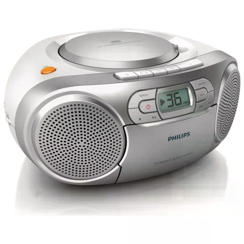 Philips AZ127/12 Boombox portatile CD, cassette e radio FM