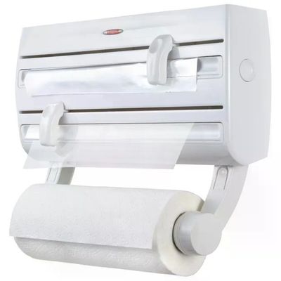 Leifheit 25771 Parat F2 Portarotoli da Parete per 3 Rotoli con Tagliacarta e Ripiano Portaspezie colore Leifheit 25771 Parat F2 Portarotoli da Parete per 3 Rotoli con Tagliacarta e Ripiano Portaspezie colore