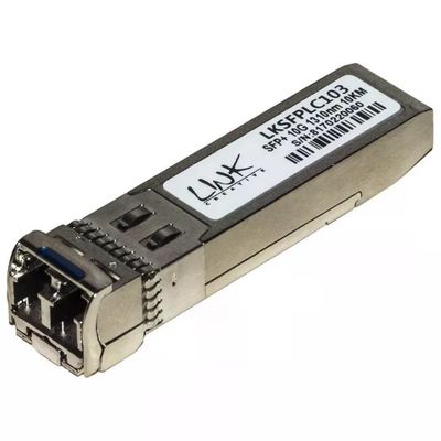 LINK LKSFPLC103 Modulo MiniGBIC SFP+ Singlemode LC Duplex 10 Gbps 1310nm 10 km con DDM colore Nero