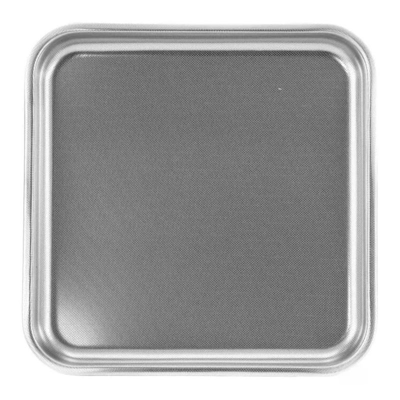 Steelpan 110513 Teglia da Forno Quadrata Bassa in Acciaio Inox 18