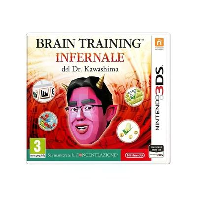 Nintendo Brain Training Infernale del Dr. Kawashima Gioco Nintendo 3DS e 2DS Educativo PEGI 3 Italiano