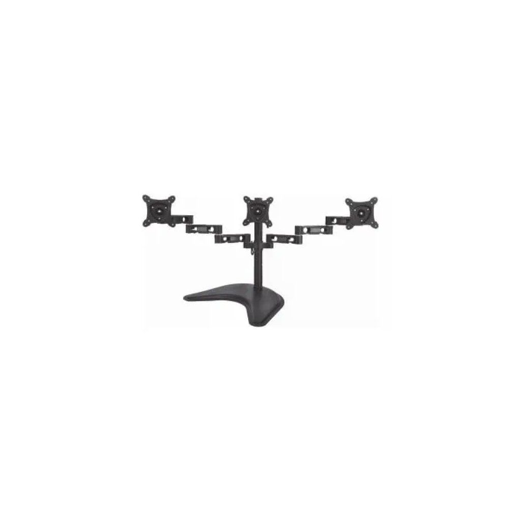 Link Accessori LKBR39 Braccio da Tavolo per 3 Monitor Fino a 15 Kg VESA 75x75 100x100 mm Rotazione