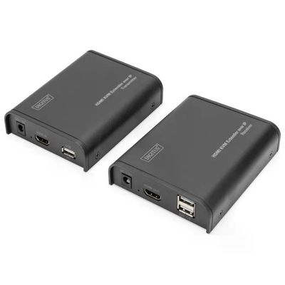 Digitus DS-55202 Estensore KVM HDMI IP over IP 1080p 60Hz USB Cat5 Cat5e Cat6 fino a 80 m colore Nero Digitus DS-55202 Estensore KVM HDMI IP over IP 1080p 60Hz USB Cat5 Cat5e Cat6 fino a 80 m colore Nero